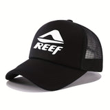 RESTZONE Gorra Unisex de Basquetbol Respirable, Ajustable, con Protección Solar, Panel Frontal y Mesh Trasera, en Negro/Verde Neón/Azul/Blanco, Perfecta para Deportes al Aire Libre, Regalo para Parejas, Día de San Patricio o Gorra de Pescador