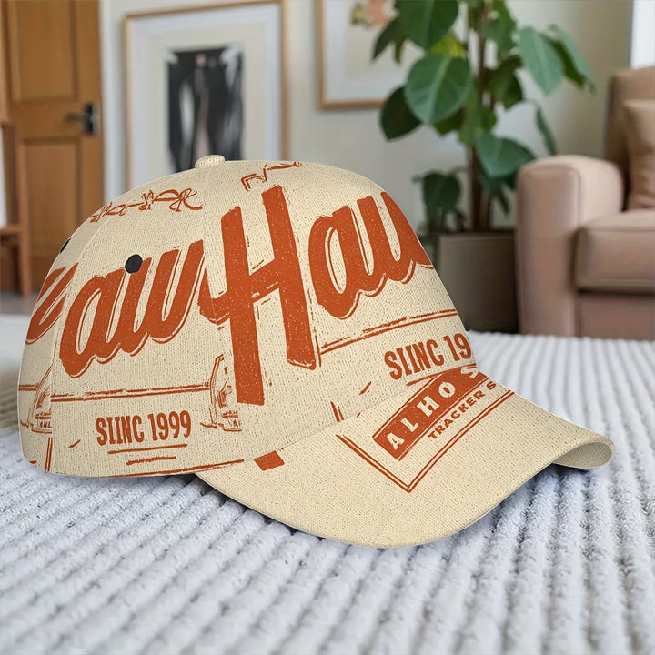 1 pieza de gorra de béisbol clásica con estampado de 'Hawaii Aloha 1959' - Gorra ajustable con cierre de clic, elegante y cómoda gorra de poliéster para usar todo el día, ideal para comprar y viajar, gorro casual | Gorra ajustable | Equipo de cabeza du...