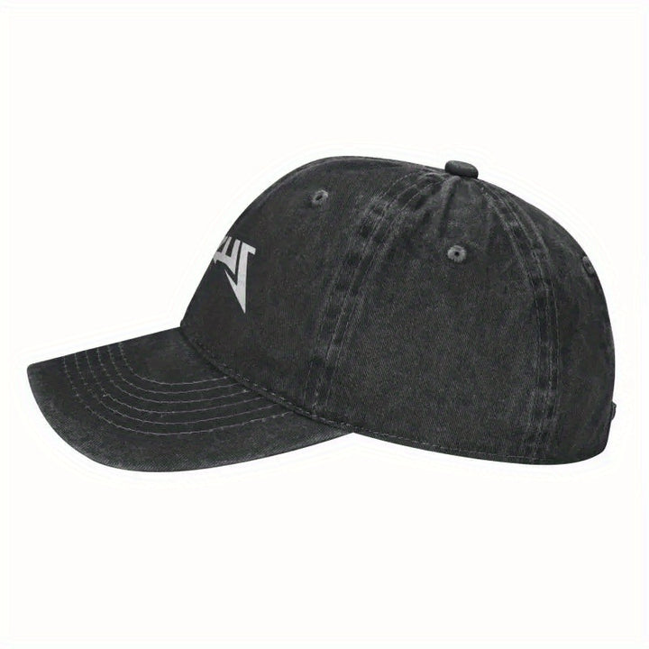 Gorra de Béisbol Yee Zus Blanca para Hombres y Mujeres - Gorra Unisex Retro con Letras Atrevidas, Revestimiento PVC Transpirable, Cierre Ajustable Snapback, Lavable a Máquina para Exteriores, Halloween, Pascua, Carnaval y Uso Diario, Accesorio Festivo, Di