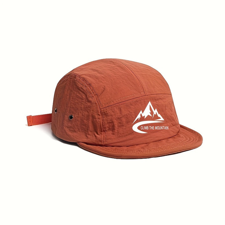 Gorra de Béisbol Semi-Malla Transpirable para Hombre y Mujer, Visera Curva, Secado Rápido, Ideal para Camping al Aire Libre en Verano
