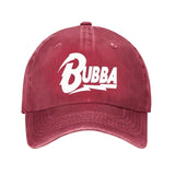 Gorra de Béisbol Unisex con Logo de Flecha en Blanco y - Ajustable y Transpirable, Visera Curva para Deportes y Uso Casual, Diseño con Letras 'Bubba' en Blanco - Accesorio con Logo Icónico