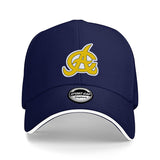 Gorra Trucker del Logo de Aguilas Cibaeñas - Equipo Dominicano de Béisbol, Unisex Negra y Dorada con Emblema Mascota Adjustable, Texto en Español e Inicial 'A', Gorro Deportivo Casual para Fans Orgullosos Dominiacanos, Juegos al Aire Libre & Regalos, Gorr