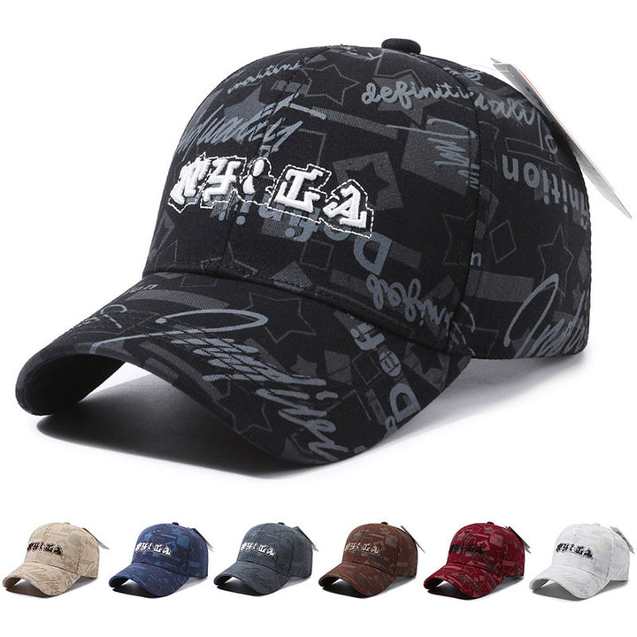 Gorra de béisbol juvenil con diseño de graffiti, resistente al viento, abrigada y antifrío, 100% poliéster, ideal para Halloween y Navidad, disponible en negro, verde olivo, azul, gris, beige y borgoña, para hombres y mujeres