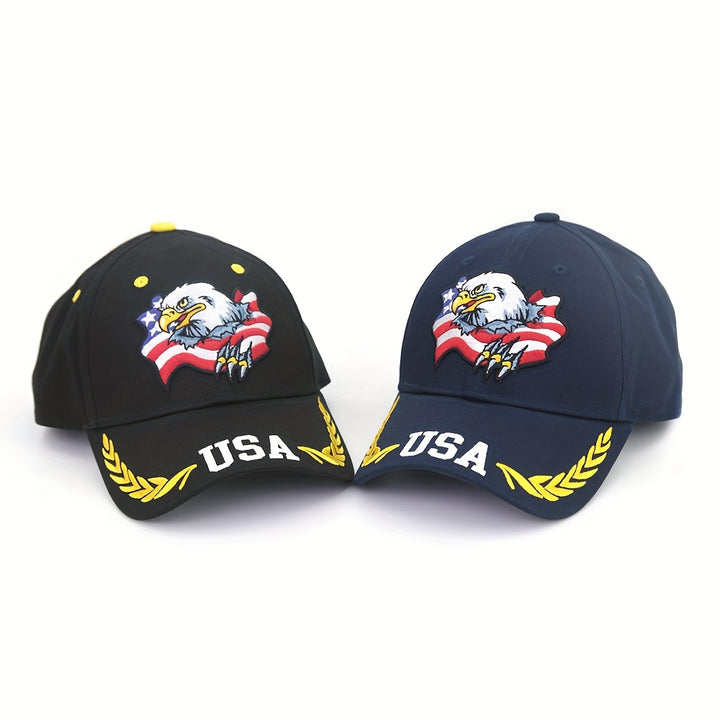 Nueva Llegada Gorra de Béisbol con Bandera Americana, Unisex, Alta Calidad para Deportes al Aire Libre, Seis Paneles Puros y Correa Regulable