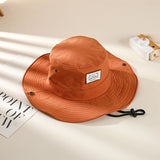 1 sombrero de cubo de protección solar para niños de secado rápido - Beige, correa ajustable para el mentón, nylon ligero, ideal para actividades al aire libre y acampar, edades 3