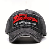 Gorra de béisbol con bordado 3D y letras de parche lavado, gorra de pato versátil para hombres y mujeres, gorra de ala curva para conductores de camiones.