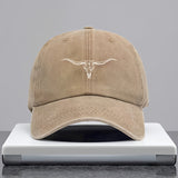 Gorra de Béisbol Retro con Calavera Occidental - Gorritos Ajustables Snapback para Hombres y Mujeres, Diseño Ligero & Duradera Unissexo Ideal Para Camping