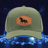 Gorra Trucker Snapback para Amantes de los Caballos - con Gráfico de Caballo Naranja, Poliéster Duradero, Ajuste Ajustable para Hombres y Mujeres, Perfecta para Ocio al Aire Libre, Deportes y Celebraciones Festivas, Regalos para Amantes de los Caballos, G