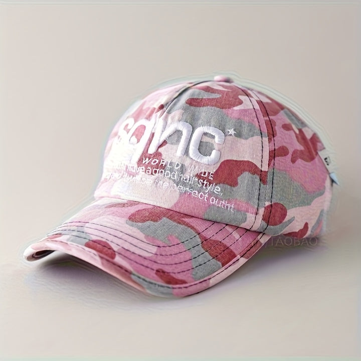 Gorra de béisbol para mujer - Ligera, ajustable y con cierre de clic, con letras 'S' audaces, ajuste no elástico para uso diario y Día de San Valentín - Eventos casuales, formales y deportivos - Gorra de béisbol fácil de limpiar para mujer, gorra de béisb