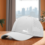 1 Gorra Snapback Ligera para Hombre con Malla Perforada a Láser en la Parte Trasera y Diseño Estructurado de 6 Paneles - Gorra de Béisbol Transpirable para Todas las Estaciones con Estampado de Logo