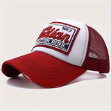 Gorra de Béisbol Unisex Transpirable para Verano - Diseño de Malla Bordada para Máxima Ventilación - Perfecta para Días Calurosos de Verano, Entusiastas de la Pesca y Fans del Hip Hop