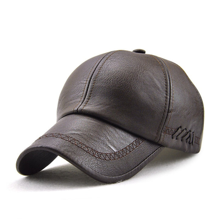 1 gorra de béisbol ajustable para mujer en cuero PU AR, elegante y ligera, ideal para viajes, vacaciones en la playa y salidas casuales (negro, café, gris, azul marino)
