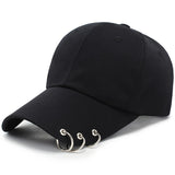 Gorra de basquetbol, hip-hop ajustable con studs, diseño unisex, ideal para deportes al aire libre