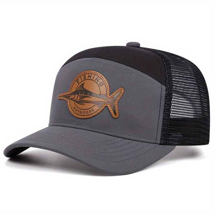 Gorra de basquetbol para hombres y mujeres, con diseño de peces, casual y simple, protectora del sol, ideal para deportes en la calle, regalo, vacaciones