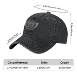 M-MINIS-Cooper Gorra de Béisbol Ajustable Ligera - Gorra de Papá Negra con Diseño de Ala Dorada, Visera Curva para Exteriores, Unisex para Hombres y Mujeres, Lavar a Mano/Limpieza en Seco, Gorra | Sombrero con Estilo | Sombrero Duradero, Denim Egipcio, Go
