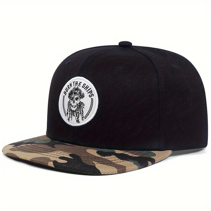 1 gorra de béisbol hip hop para hombre, ajustable y con protección solar, ideal para viajes al aire libre