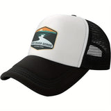 Gorra de béisbol transpirable para hombres, adecuada para hombres y mujeres, ajustable, perfecta para actividades al aire libre de verano en el Parque Nacional del Nuevo Río Gorge.