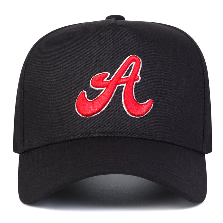 1 gorra de béisbol para hombre con bandera lateral, sombrero ajustable de cinco caras moderno para viajes y vacaciones en primavera/otoño o playa