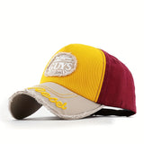 Gorra de Béisbol Bordada para Hombre y Mujer, Estilo Versátil Coreano con Ajuste Snapback y Diseño Desgastado