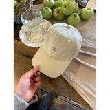 Gorra de béisbol retro suave bordada para mujer - Snapback ajustable transpirable con visera curva, diseño facial para todas las estaciones, rojo y contraste para casual y deportes | Gorra versátil para el día a día para mujer (Lavar a mano únicamente)