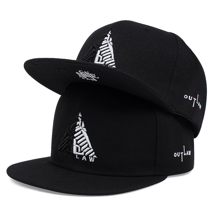 Gorra de beisbol para hombres y mujeres con estampado de triangulo, prenda de moda de estilo hip hop para temporada de primavera y verano