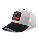 Gorra de béisbol para hombres y mujeres - Ligera y transpirable, con correa ajustable, diseño de serpiente roja y negra, parte trasera de malla no elástica para pesca, al aire libre, casual - Gorra de protección solar unisex para hombres y mujeres, ropa d