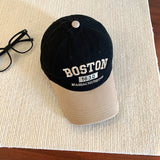 Gorra Minimalista de Lujo Ligero con Letras de Metal. Estilo Versátil y de Alta Gama para Trabajadores Urbanos en Negocios, Ocio y Exposiciones de Arte