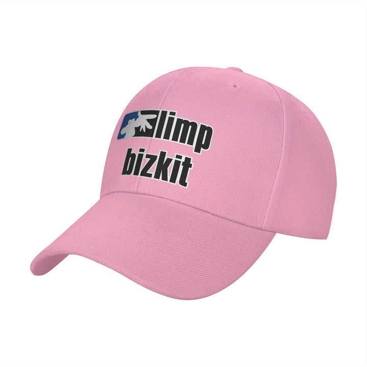 1pc Gorra de Béisbol de Poliéster Ajustable de Música Rock Limp Rapcore Bizkit Taurus07, Ligera y Transpirable, Sombrero de Sol de Golf con Visera Curva, Estilo Y2K de Moda para Hombres y Mujeres, Regalo Perfecto para Vacaciones/Cumpleaños