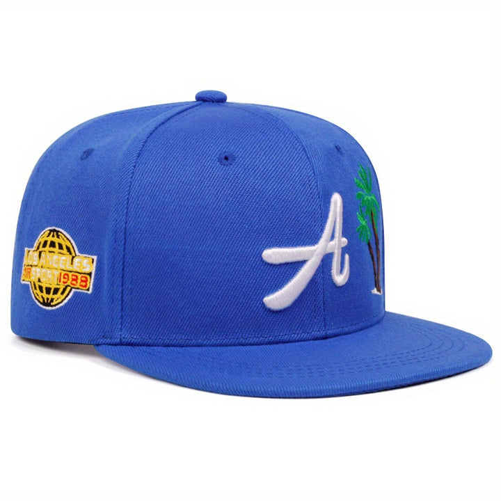 Gorra de palma de coco bordada con visera plana, 100% poliéster ajustable, estilo Hip Hop, lavable a mano, tejido textil, ideal regalo para el Día de San Patricio