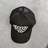 Gorra de Béisbol Ajustable Unisex Blanca con Logo '444' - Parte Trasera de Malla Transpirable, Diseño 3D/Punto de Colcha, Gorra de Poliéster en Blanco y para Atuendos Casuales, Acción de Gracias y Ropa casual (Lavable a Mano)