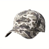 Gorra de béisbol estilo americano con bordado de letras, unisex, para trabajo y actividades al aire libre, con visera curva, gorra tipo pico de pato, moderna