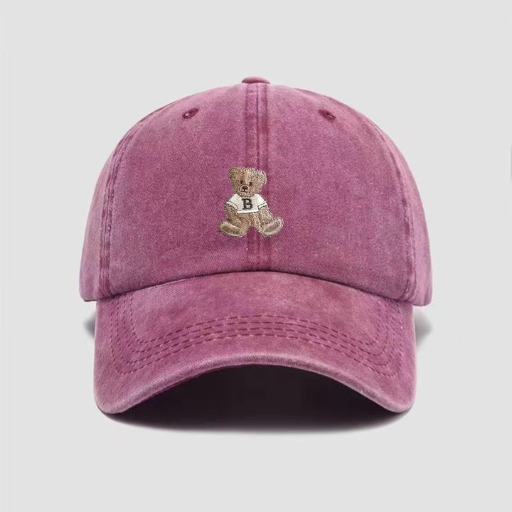 Gorra de Béisbol Estilo Trucker Grande para Mujeres y Hombres - Botón Ajustable de Oso (D/L/N/O/P) - Gorra de Invierno Transpirable, Opciones Multicolor (Rosa/Azul/Durazno/Beige/Marino) para Casual y Oficina - Ajuste Unisex