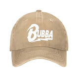 Gorra de Béisbol Unisex con Logo de Flecha en Blanco y - Ajustable y Transpirable, Visera Curva para Deportes y Uso Casual, Diseño con Letras 'Bubba' en Blanco - Accesorio con Logo Icónico