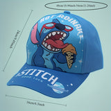 Gorra Trucker Ajustable Disney Stitch - Gorra de Béisbol con Malla Transpirable y Estampado de Dibujos Animados, Lavable a Máquina para Adolescentes, Sombrero Solar para Viajes al Aire Libre y Regalos Navideños (Colores Mixtos), Accesorio Casual, Ajuste S
