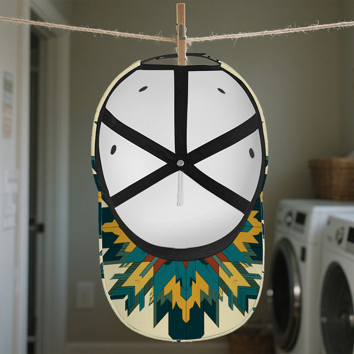 1pc Gorra de Béisbol para Hombre - Azul Teal, Amarillo Mostaza, Rojo y Beige con Cierre Ajustable, Ideal para Deportes, Gimnasio, Halloween, Navidad y Acción de Gracias - Poliéster Ligero, Estampado Vibrante, Moda Urbana, Cómoda y Elegante, Eventos Casual