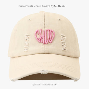 Gorra de Béisbol Bordada CHUD - Beige