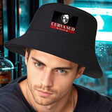 Gorra de Cubo con Escudo del Fútbol Curva Sud Milano - Diseño Italiano Transpirable, Estampado en y Rojo Atrevido Ligero & Lavable a Máquina para Festivales Musicales Eventos Deportivos Ropa Casual Unisex Abrigo Vibrante Actividades al AIRE Libre Cómodas