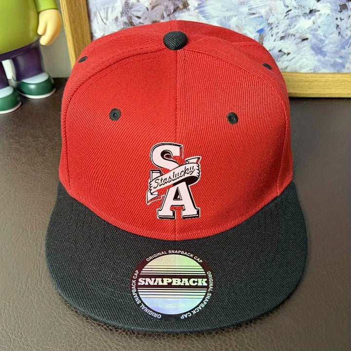 Gorra Ligera y Transpirable para Hombres y Mujeres - Gorra Ajustable Snapback con Diseño de Bloques Morado y Amarillo, Estilo Casual Deportivo para el Día a Día, Fiestas y Actividades al Aire Libre - Lavable en Máquina, Tela Duradera, Moda Unisex, Ideal p