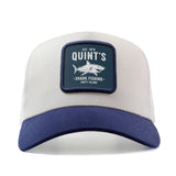 Gorra de Béisbol con Logo de Pesca de Tiburón para Hombres y Mujeres - Gorra de Camionero Ajustable con Cierre de Snapback, Parte Trasera de Malla Transpirable, Diseño de 6 Paneles e Impresión de Escamas de Tiburón, Gorra Unisex Ligera para Pesca, Playa,