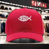 1 gorra fresca con estampado de espina de pescado, tejido ligero de poliéster, tacto suave, gorra estilo camionero, adecuada para todos los géneros, fácil de llevar, diseño atemporal, ideal para noches de fogata y aventuras
