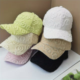 Nueva gorra de béisbol versátil para primavera y verano, con textura de tejido de burbujas, transpirable, de ala ancha, que se ve bien en el rostro, gorra de pato, protección solar, adecuada para hombres y mujeres.