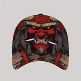 Gorra de Béisbol para Hombres CUTEHSJ - Gorra Ligera Ajustable con Diseño de Dragón Rojo y , Malla Transpirable en la Parte Trasera para Playa, Pesca, Actividades al Aire Libre y Vacaciones, Accesorio de Playa, Estilo Hip Hop, Detalles Vibrantes