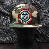 Gorra de béisbol para hombre con símbolo mágico y bordado TOP GUN - Snapback ajustable y transpirable, gorra hip hop retro americana de calle para ocio al aire libre, skateboarding, vacaciones - Regalo ideal para hombres, gorra de camuflaje para camionero