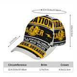 1 Gorra Snapback de Poliéster con Estampado 2D de Lucha Contra el Cáncer - Estampado Completo y Vibrante, Ideal para Deportes, Carreras al Aire Libre y Moda Urbana, Cobertura Atlética para la Cabeza,Ropa Casual,Sombrero de Declaración,Diseño Funky,Ajuste