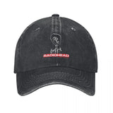 Gorra de béisbol de Radiohead, Algodón lavado y desgastado, Ajustable Snapback, Sombrero de hip hop ligero, Estilo punk rock unisex de los 90, Lavar en máquina