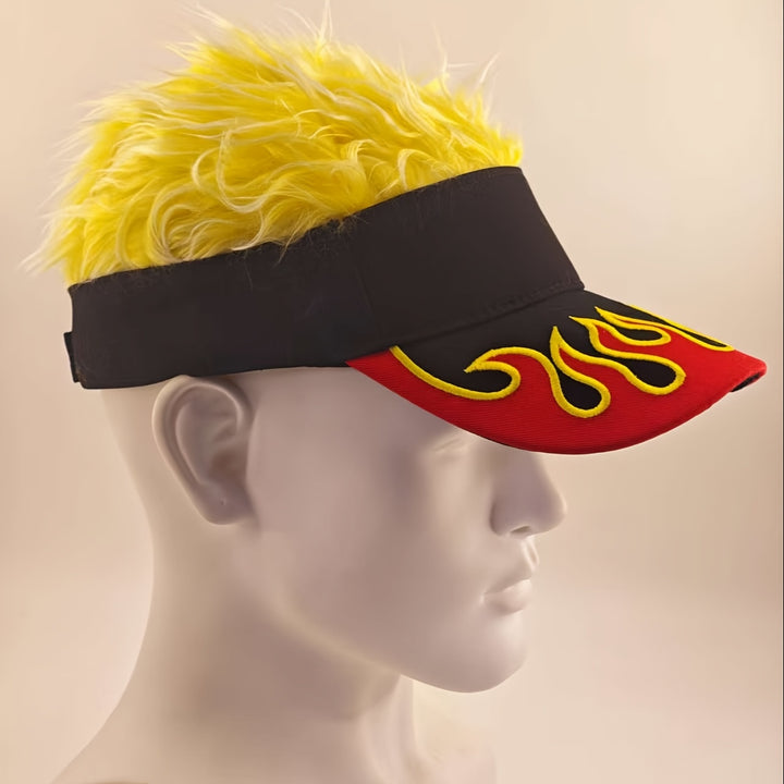 Gorra de béisbol bordada con patrón de llama, gorra de béisbol casual divertida de hip-hop, gorras de sol de moda para hombres y mujeres