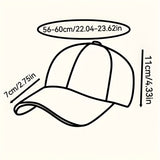 Gorra de Malla Negra para Hombre con Diseño Transpirable de Seis Paneles y Correa Ajustable - Cierre Snapback Blanco, Estilo Hip Hop Unisex para Deportes, Vacaciones y Uso Casual al Aire Libre