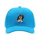 1 gorra de béisbol con estampado de perro Shih Tzu - Gorra ajustable con diseño de cara de Shih Tzu, accesorio ligero y casual para amantes de mascotas, lavable a mano, ideal para uso diario y regalos para dueños de perros