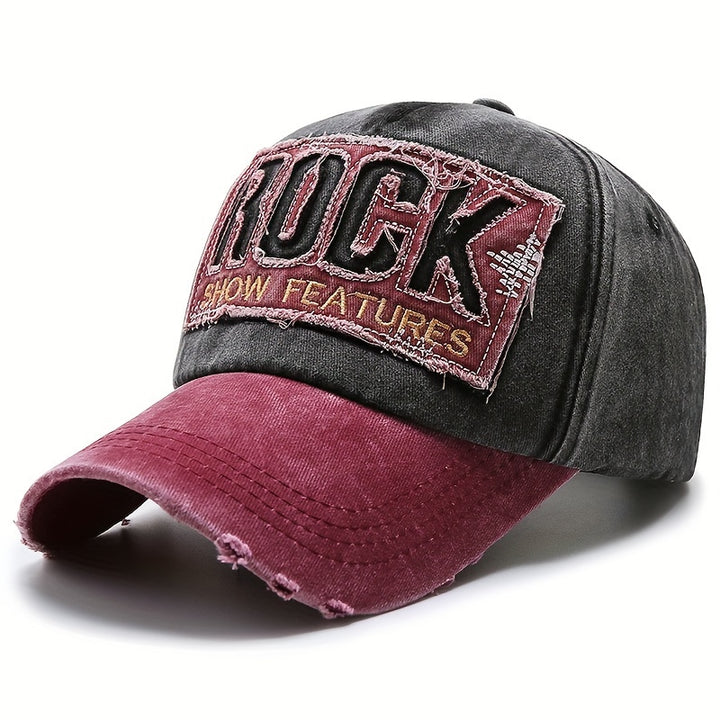 Gorras de béisbol estilo cowboy para hombre y mujer, gorras desgastadas de moda, gorras de ala ancha con bordado de letras lavadas, gorras para el sol, tendencia 2025 europea y americana