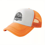 Gorra de Béisbol Ajustable y Transpirable para Hombres - Diseño Retro Le Mans 24H, Dos Tonos Blanco y , Sombrero con Visera Temática de Carreras para Primavera y Verano, Lavable a Máquina, Accesorio para la Cabeza de Verano | Diseño Inspirado en las Carre